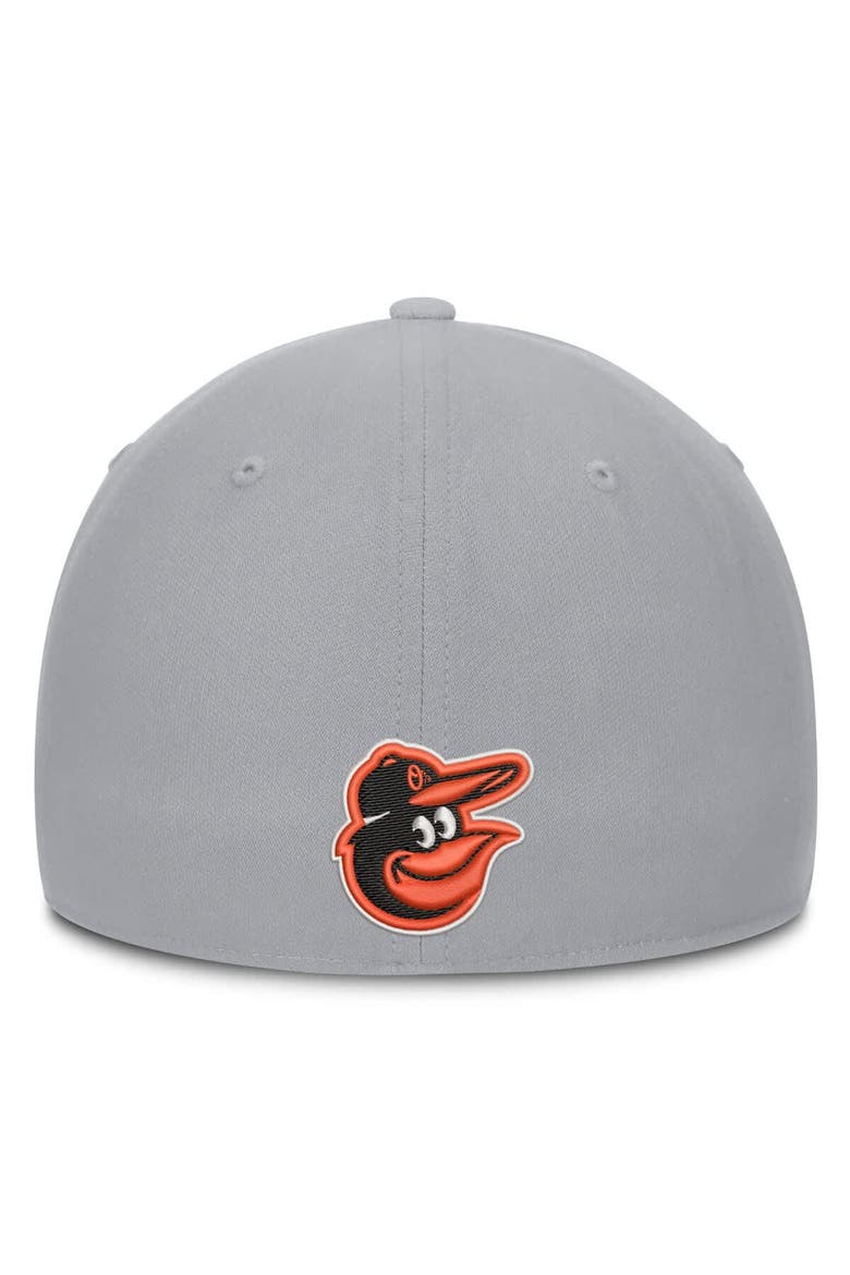Men's Nike  Gray Baltimore Orioles Primetime Rise Dri-FIT Flex Hat, Alternate, color, Gray