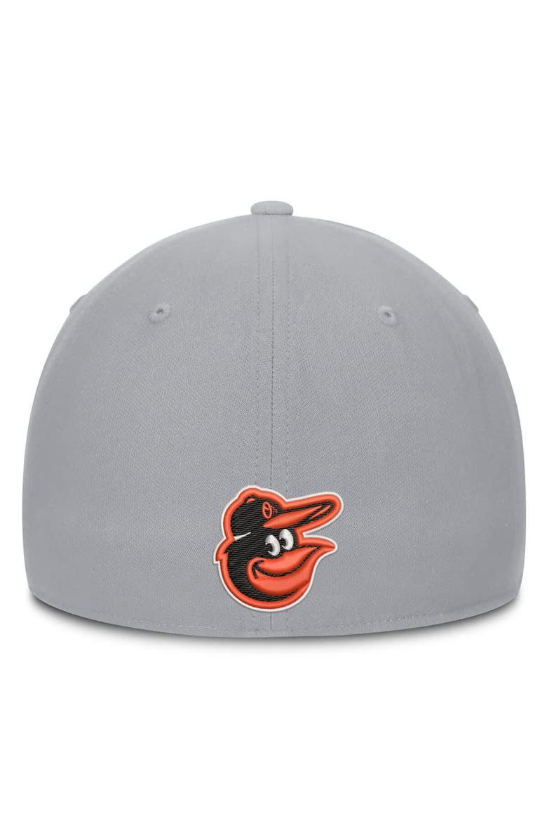 Nike Men's Nike Gray Baltimore Orioles Primetime Rise Dri-FIT Flex Hat, Alternate, color, Gray
