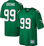 Mitchell & Ness Men's Mitchell & Ness Jerome Brown Kelly Green Philadelphia Eagles Legacy Replica Jersey