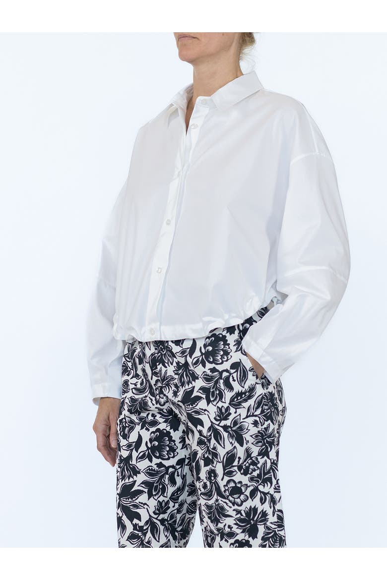 Lille Blouson hem shirt, Alternate, color, White