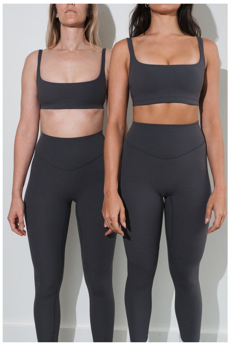 Cloud II Petite Scoop Bra, Alternate, color, Iron