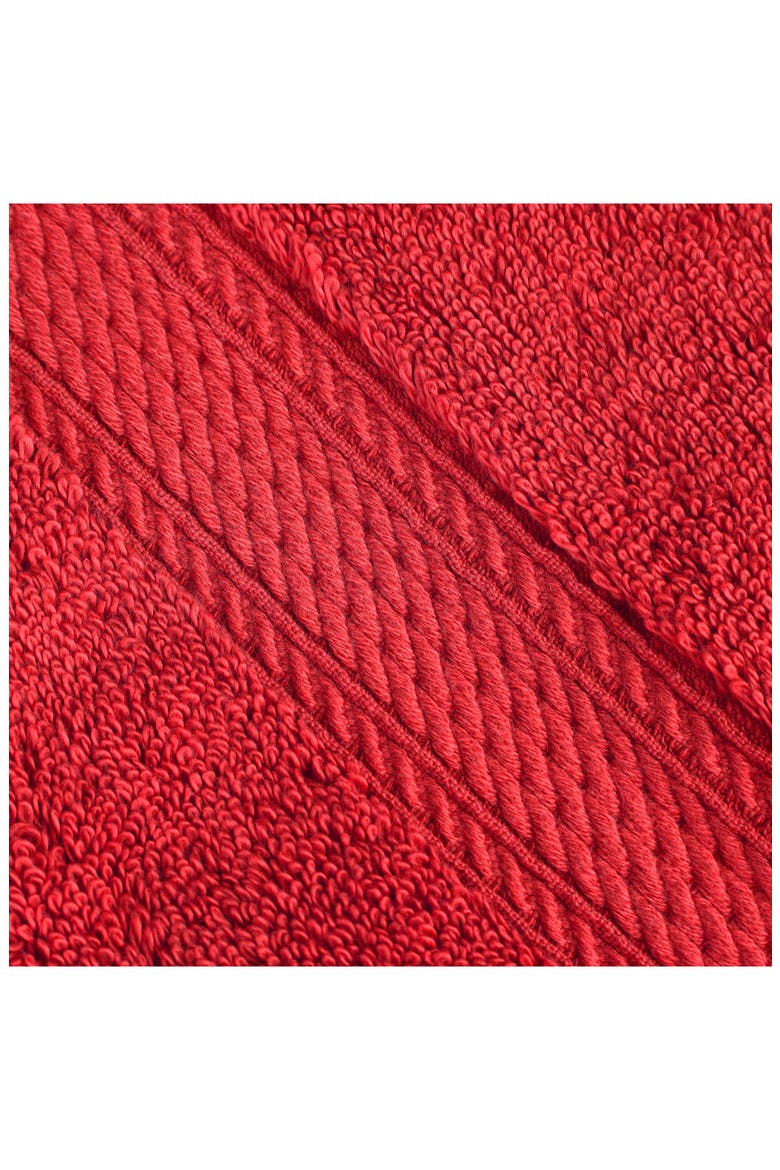 Egyptian Cotton 9-Piece Towel Set, Alternate, color, RED