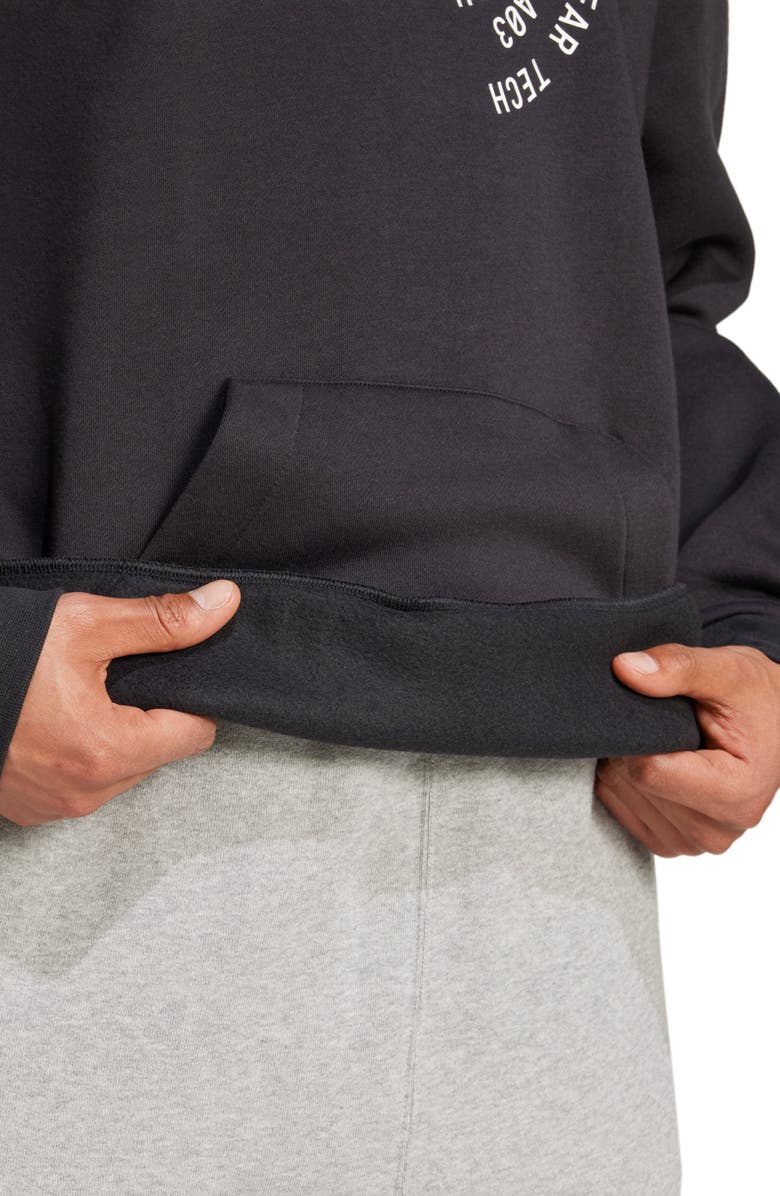 adidas Brand Love Fleece Hoodie, Alternate, color, 