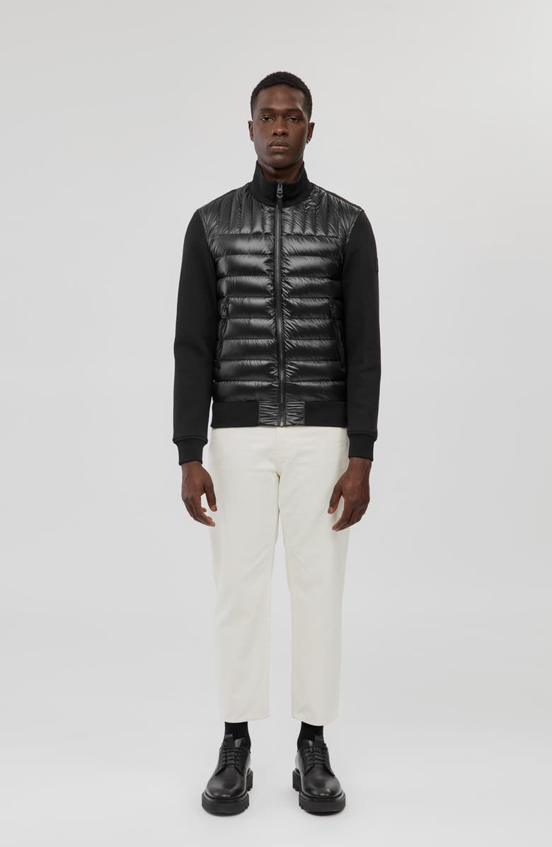 Mackage Collin Mixed Media Down Jacket, Alternate, color, 