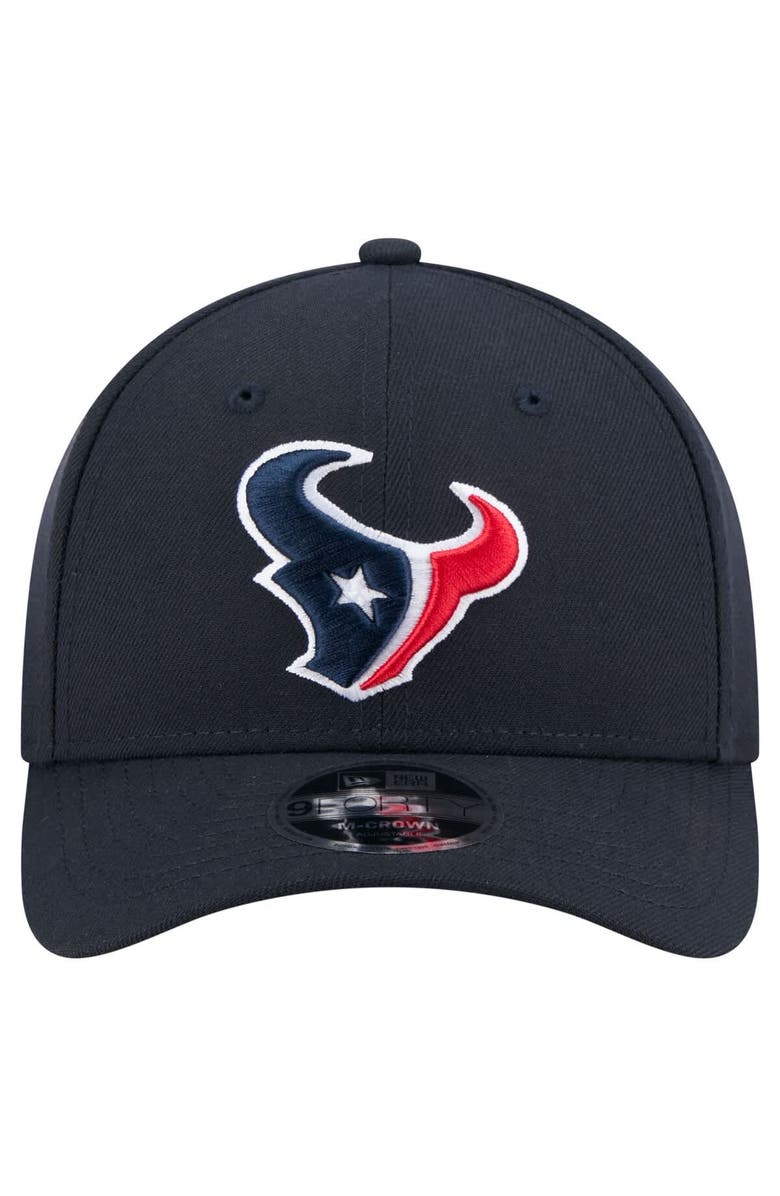 New Era Men's New Era Navy Houston Texans Team Collection 9FORTY M-Crown Adjustable Hat, Alternate, color,