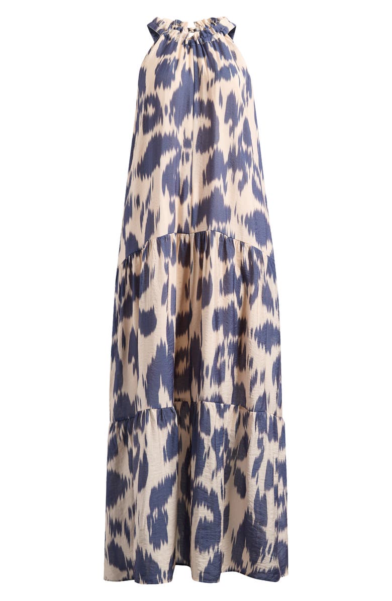 Socialite Abstract Print Sleeveless Maxi Dress, Alternate, color,
