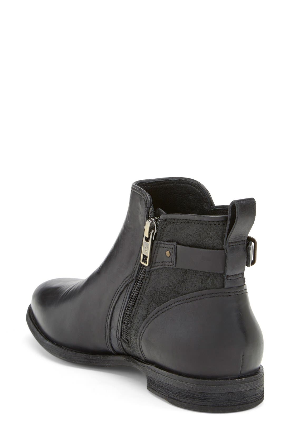 Australia 'Demi' Ankle Boot, Alternate, color, BLACK