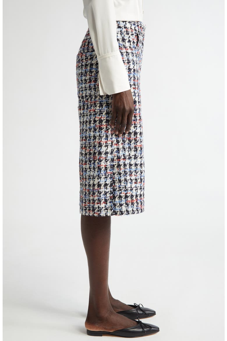 Americana Houndstooth Eyelash Tweed Shorts, Alternate, color, AMERICANA MULTI