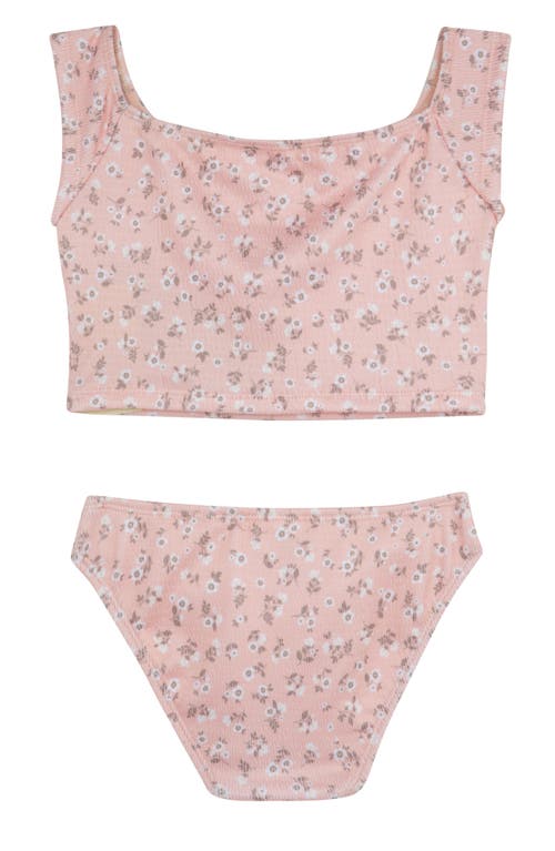 GOTTEX GOTTEX KIDS DITSY DREAM OFF SHOULDER CAP SLEEVE SWIM SET