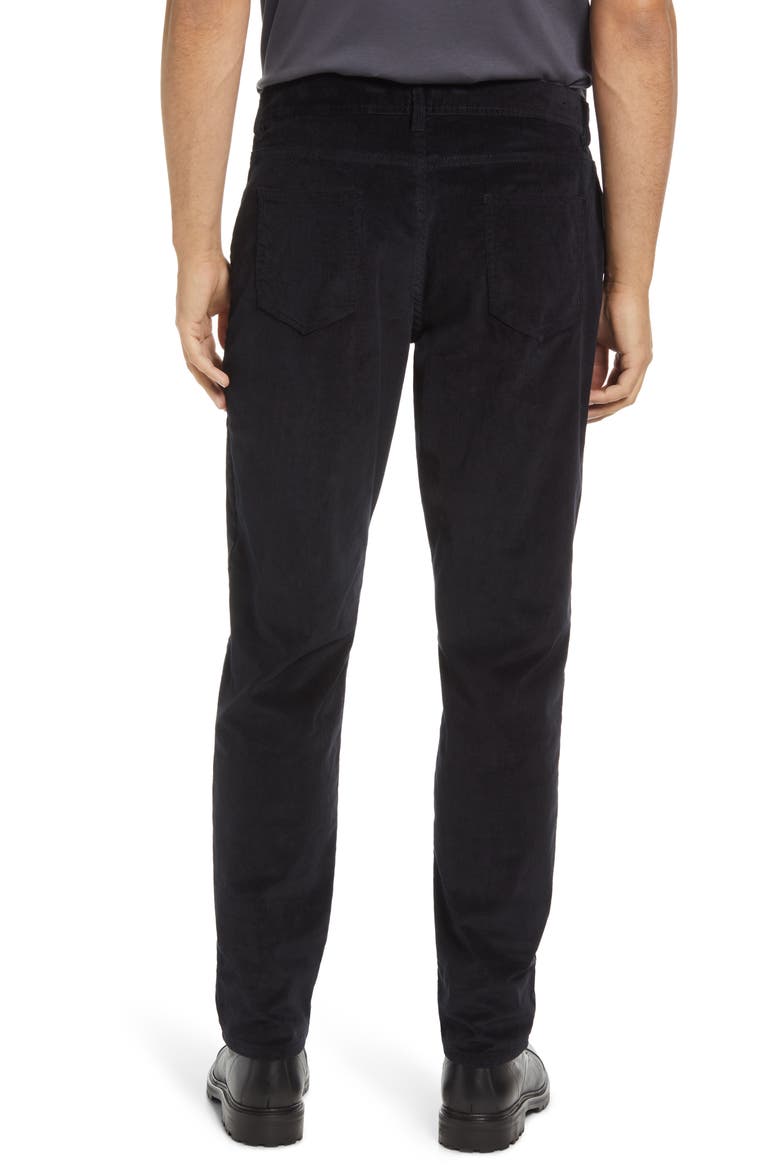 Stretch Corduroy Pants, Alternate, color, BLACK CAVIAR