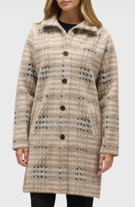 NVLT Patterned Eyelash Sweater Coat