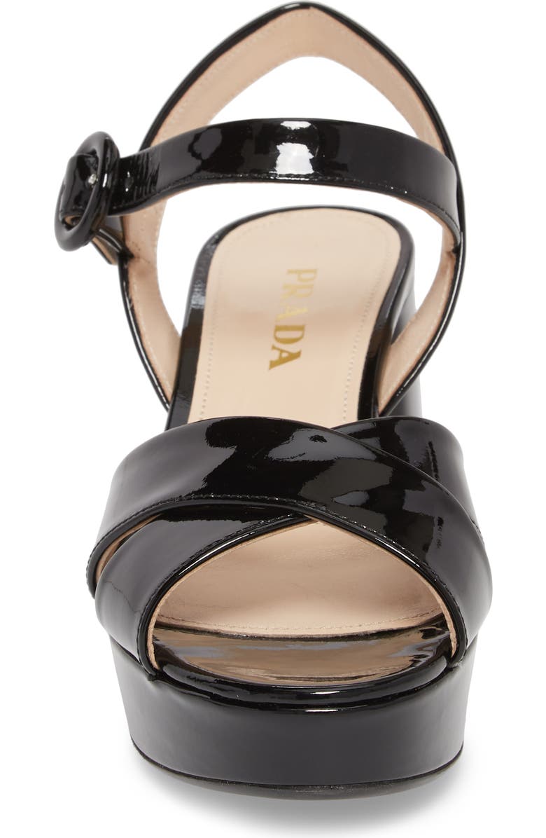 Prada Platform Sandal, Alternate, color,