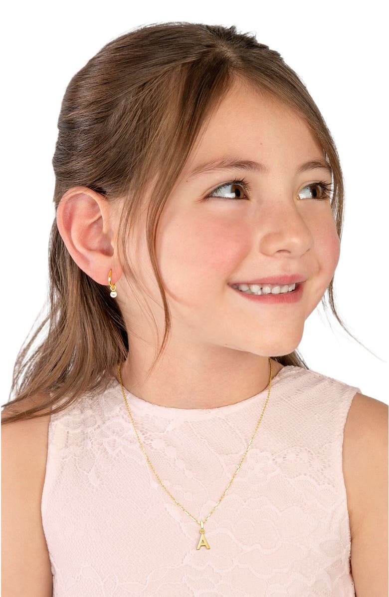 Tiny Blessings 14K Gold Modern Initial 12-14" Necklace, Alternate, color, 14K Gold - A