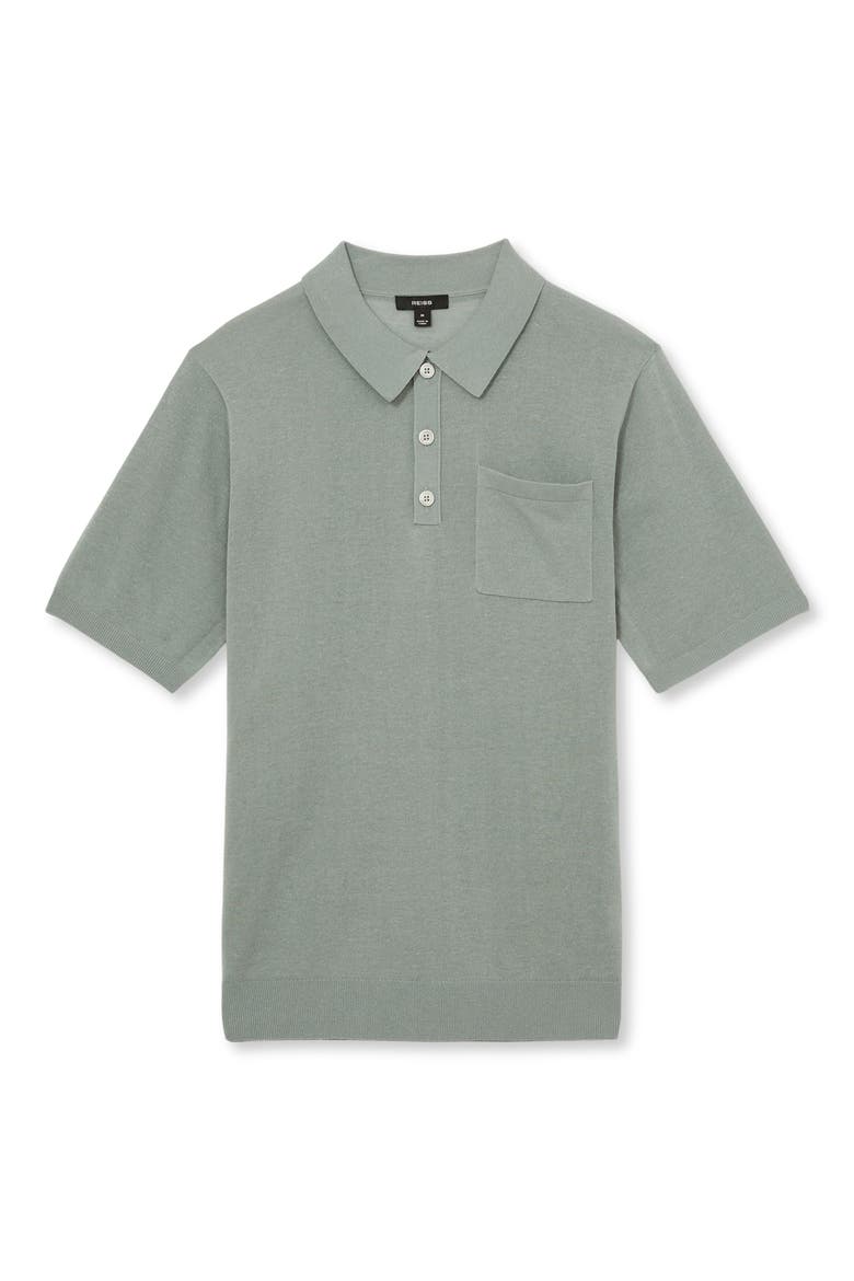 Nelson Pocket Polo Sweater, Alternate, color, SAGE