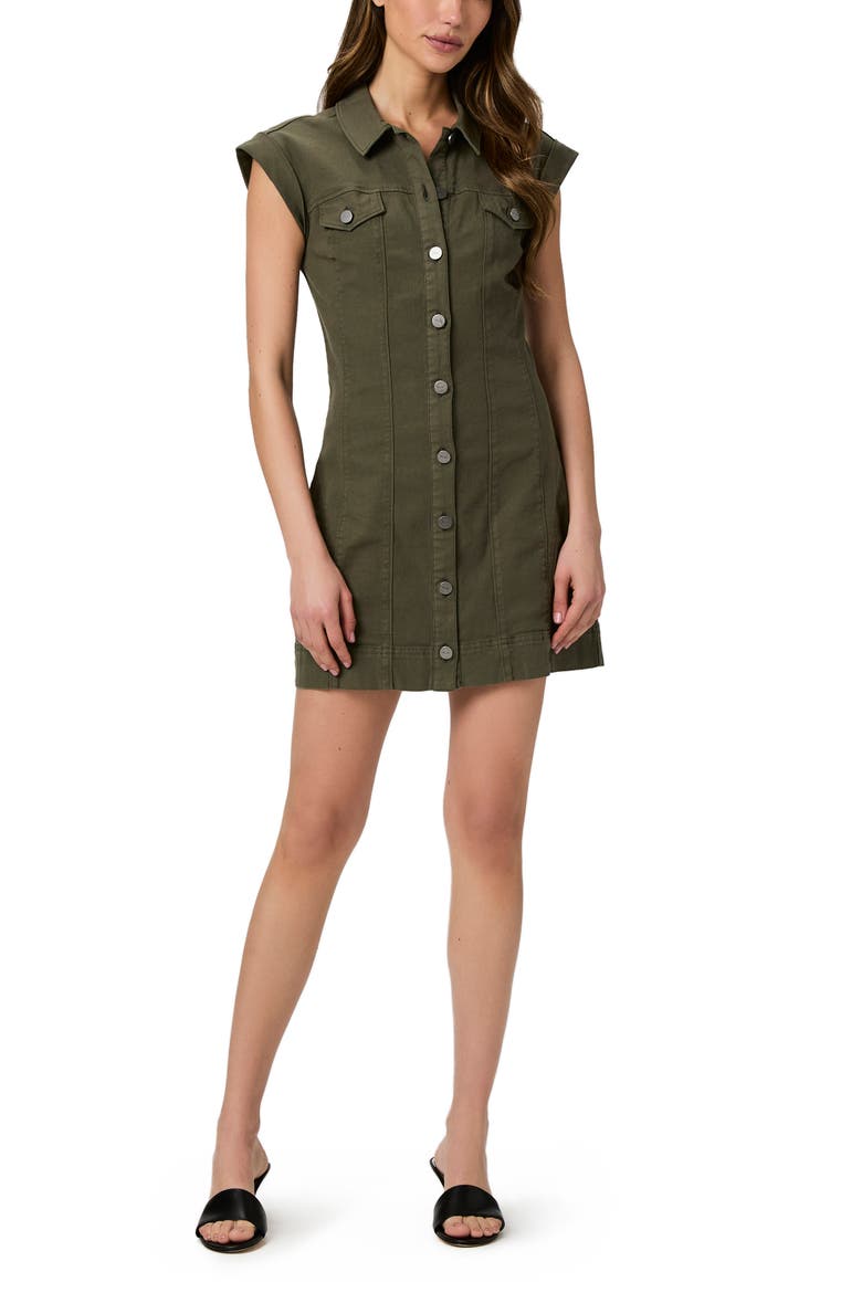 Dekalb Denim Dress, Alternate, color, VINTAGE FORESTER GREEN