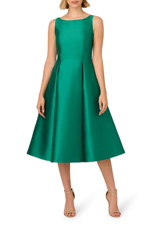 Green Cocktail Party Dresses