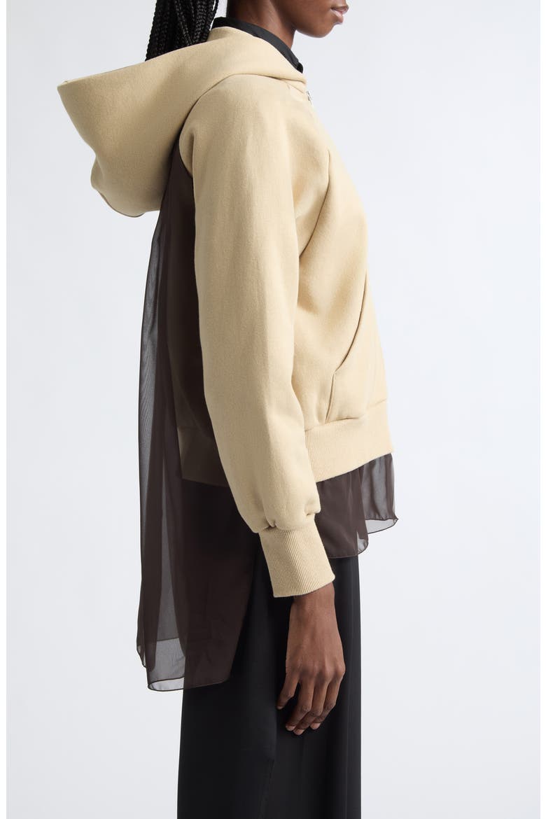 Zip Hoodie, Alternate, color, BEIGE