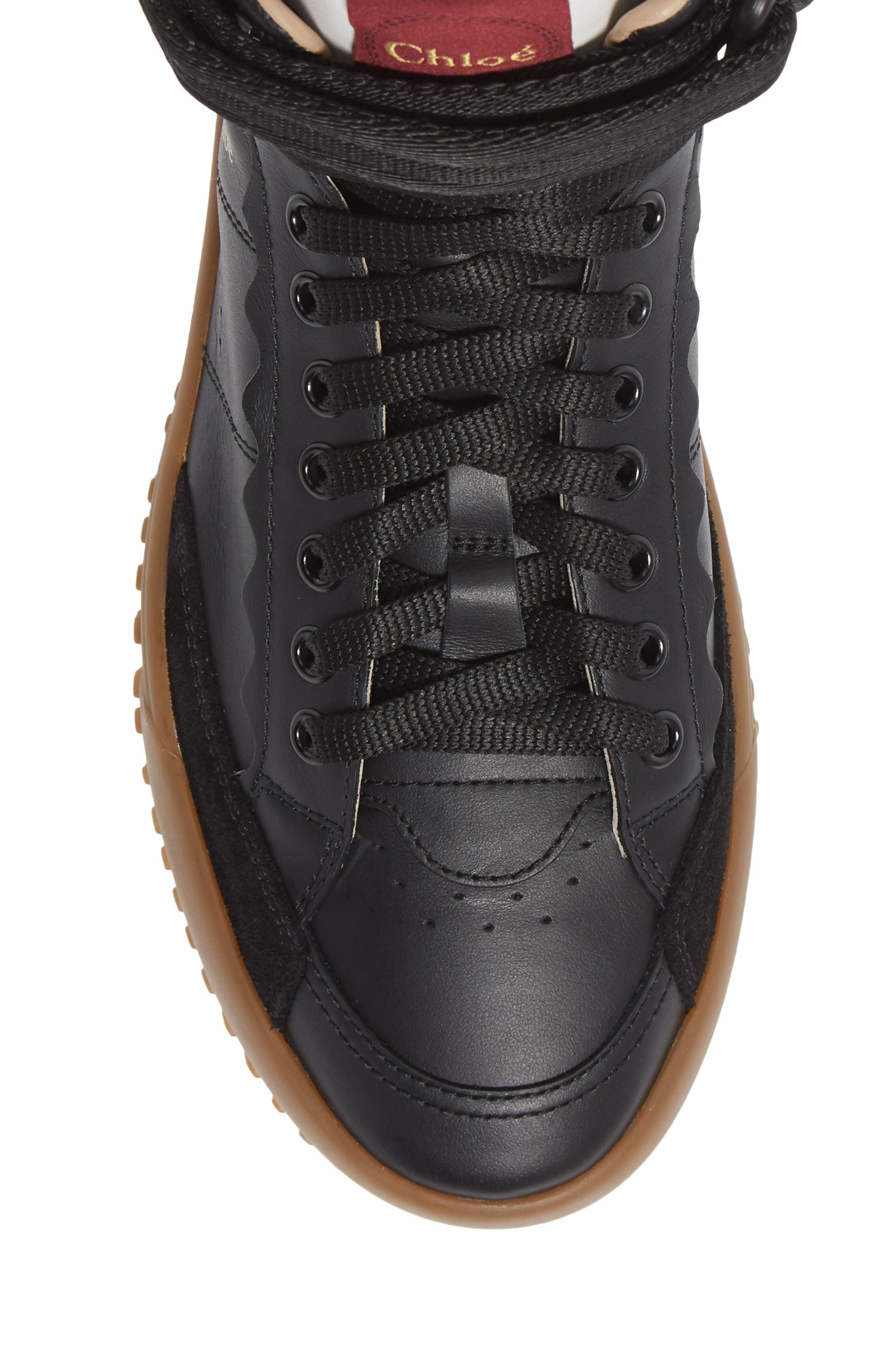 Chloé Franckie High Top Sneaker, Alternate, color, 