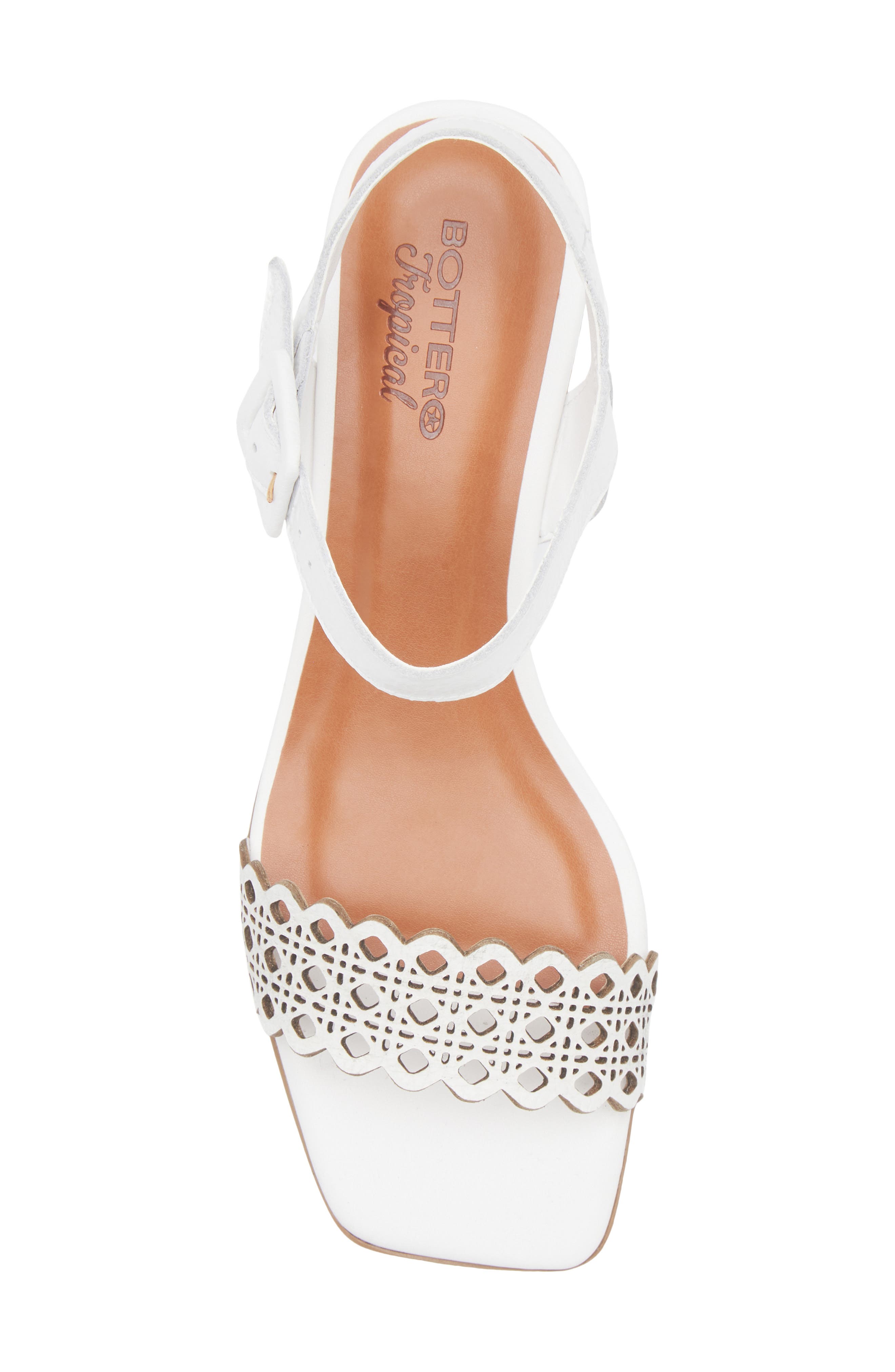 Catia Ankle Strap Sandal, Alternate, color, BRANCO