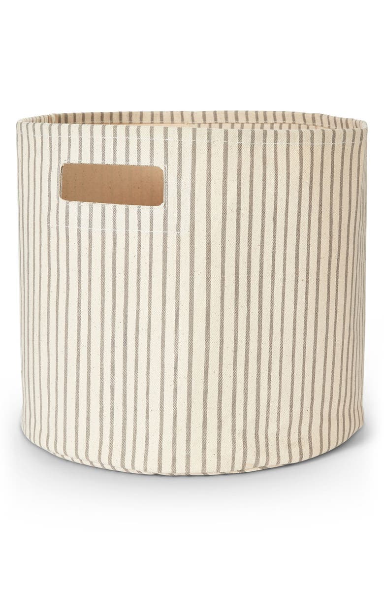 Pehr Stripes Away Canvas Bin, Main, color, 
