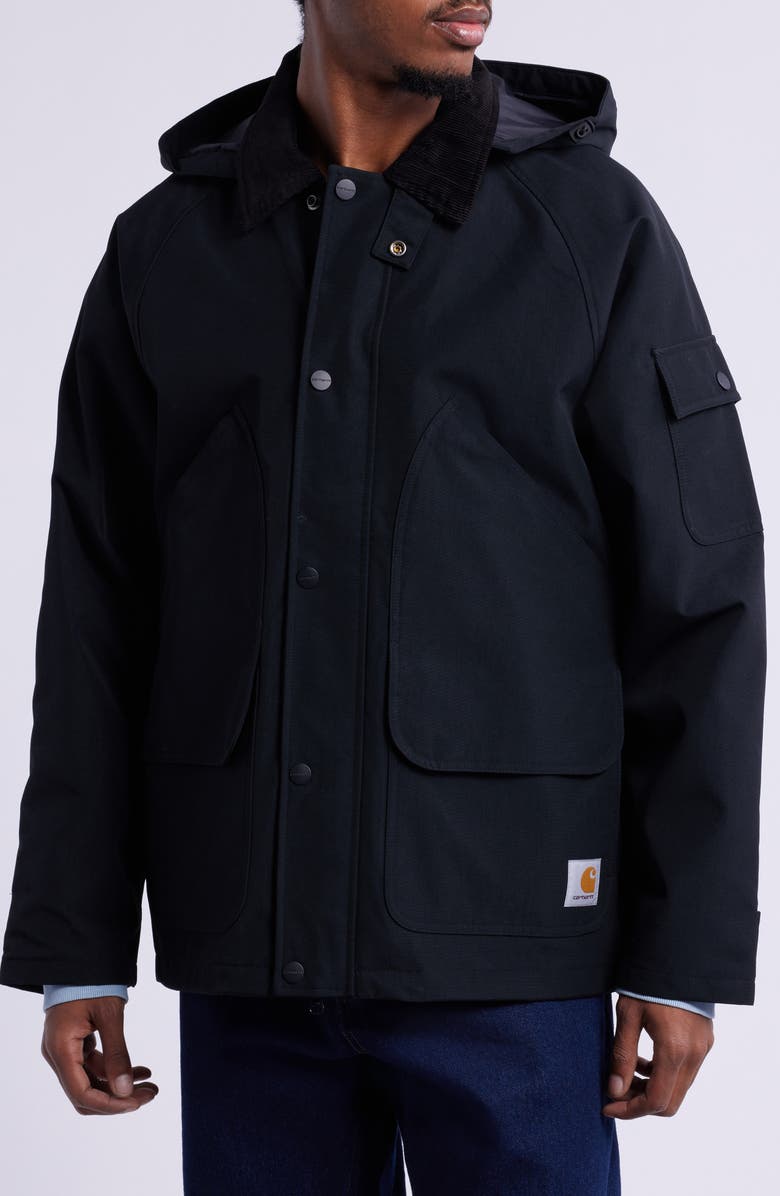 Carhartt Work In Progress Clarton Nylon Canvas Jacket with Removable Hood, Alternate, color,