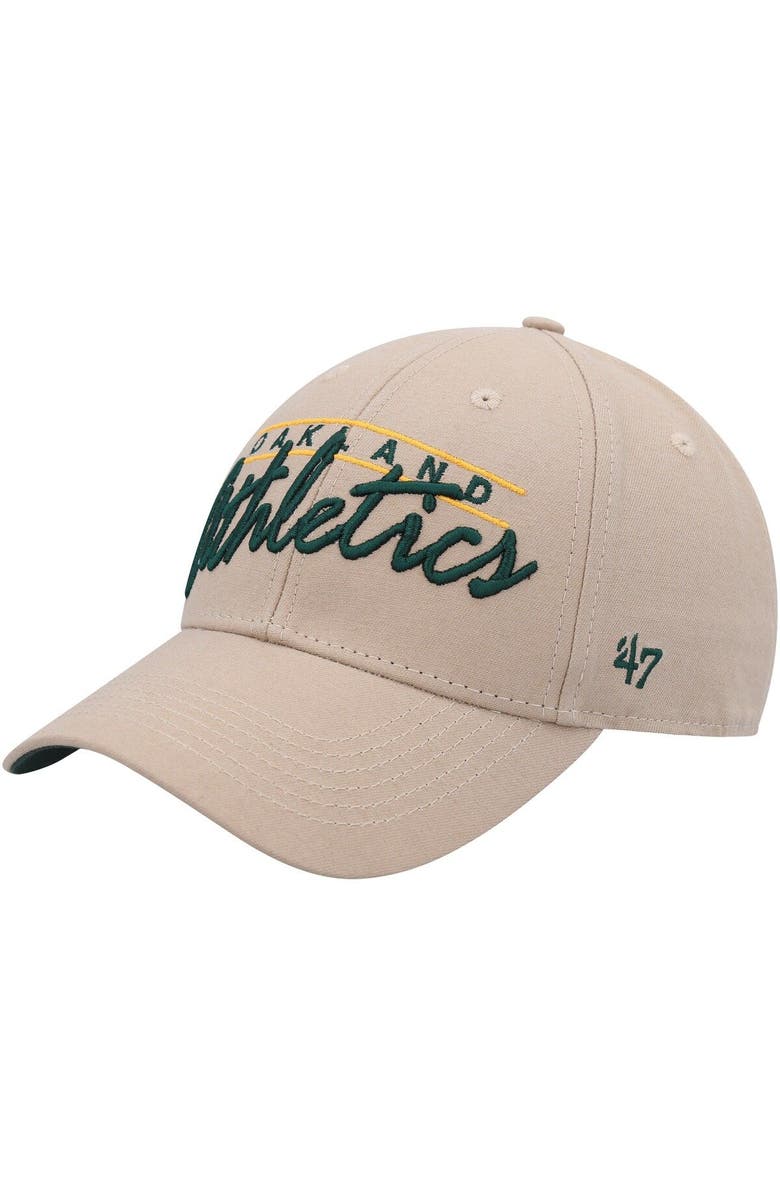 '47 Men's '47 Khaki Oakland Athletics Atwood MVP Adjustable Hat, Alternate, color, Khaki