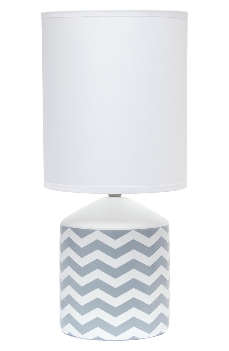 LALIA HOME Chevron Print Table Lamp, Main, color, 