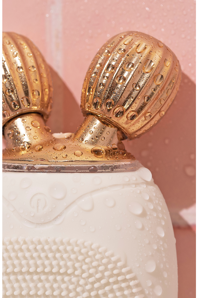 Dual-Sided Cleansing Face Brush, Massager & Roller - Travel-Friendly, Alternate, color, IVORY