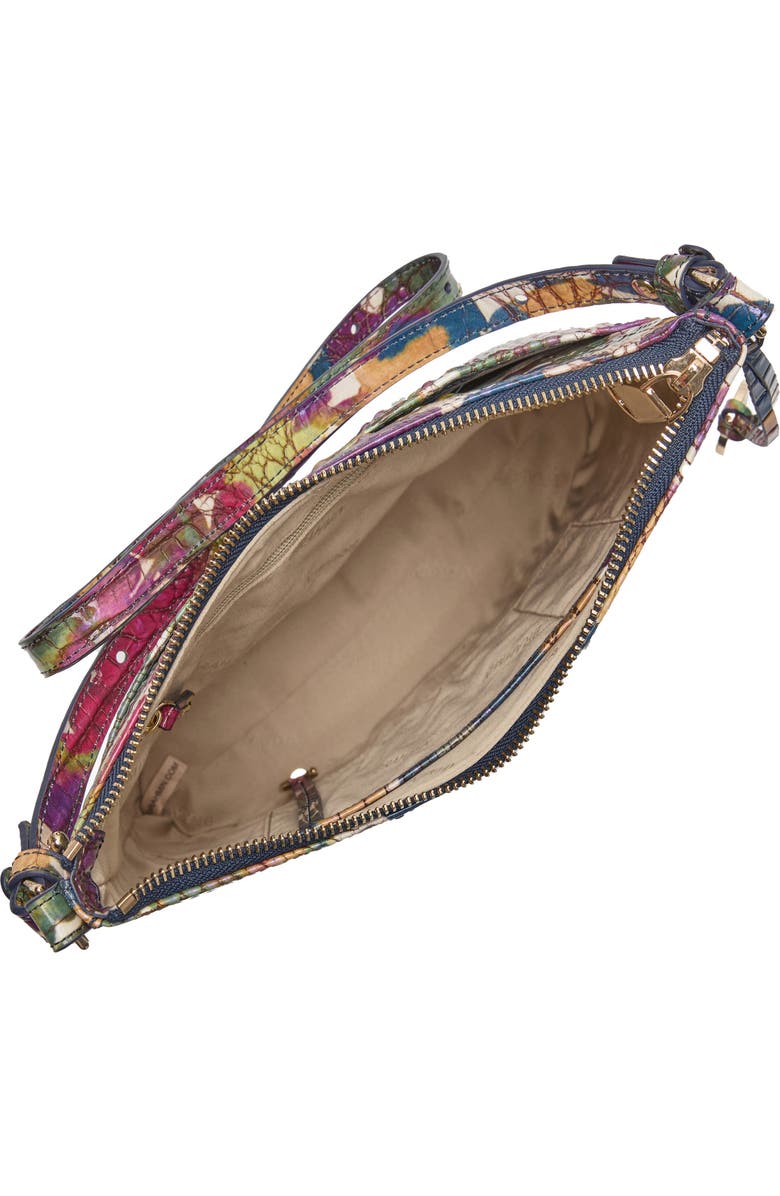 Brahmin Katie Croc Embossed Leather Crossbody Bag, Alternate, color,