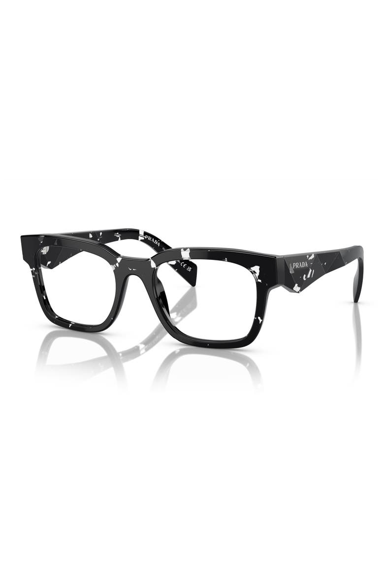 51mm Pillow Optical Glasses, Alternate, color, BLACK HAVANA