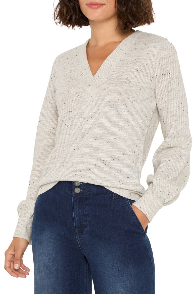 Downtown Sparkle Knit Top, Main, color, GREY MIX