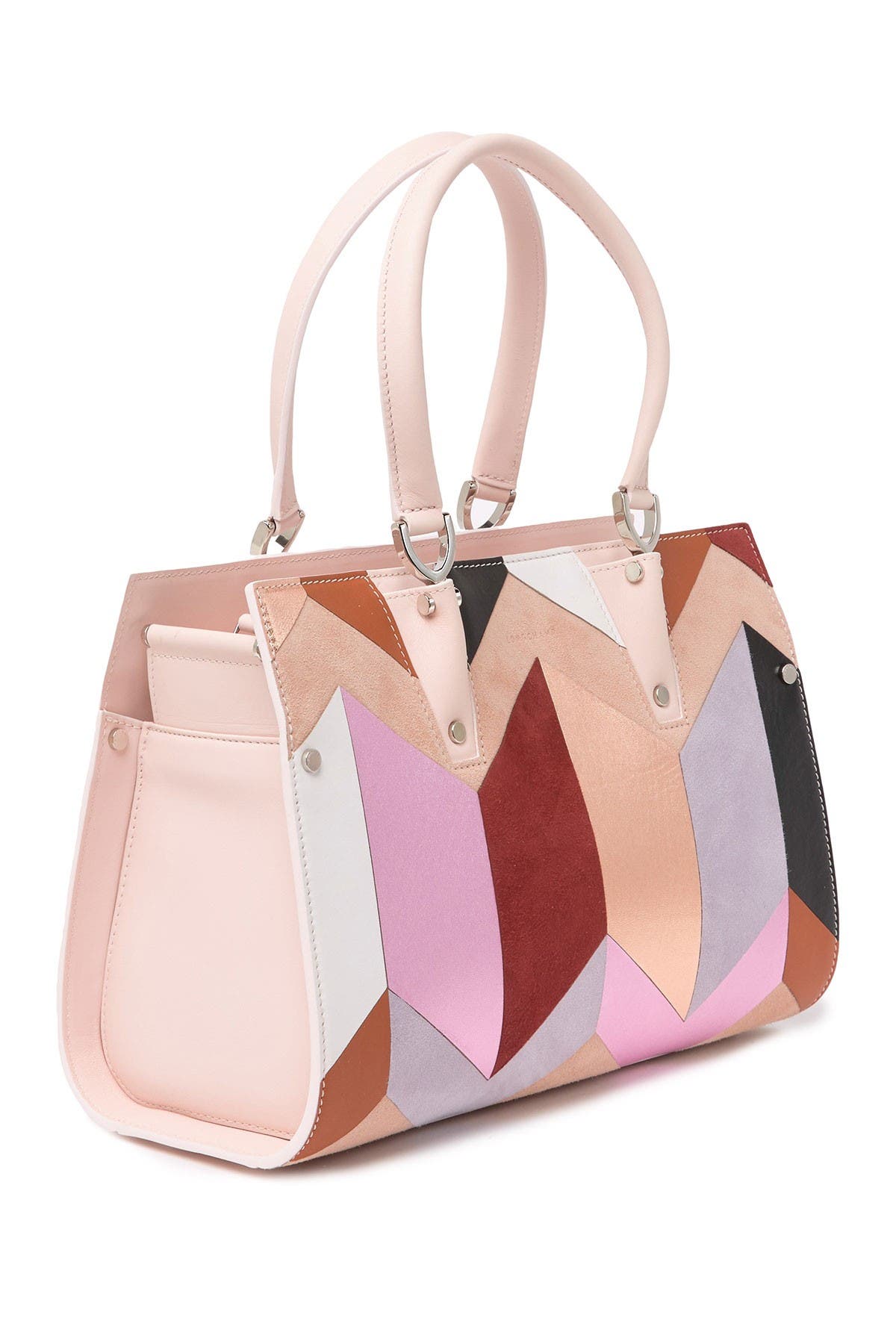 Longchamp Paris Leather Satchel, Alternate, color, 