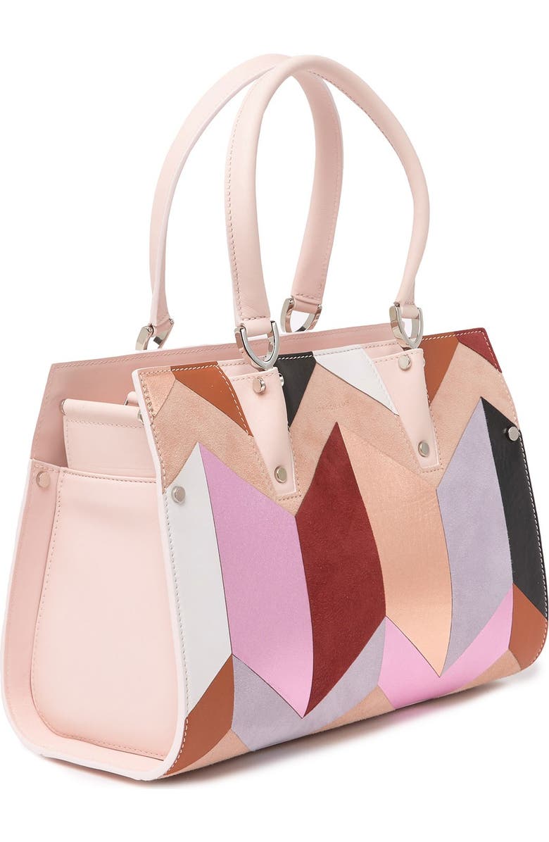 Longchamp Paris Leather Satchel, Alternate, color,