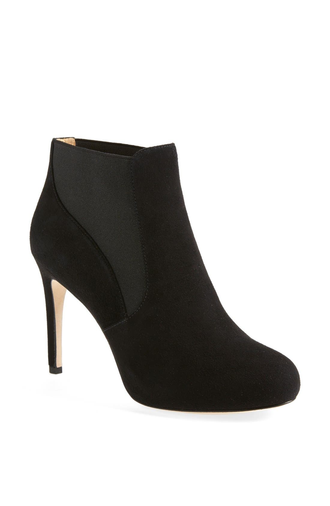 'Bijoux' Bootie (Nordstrom Exclusive), Main, color, BLACK SUEDE