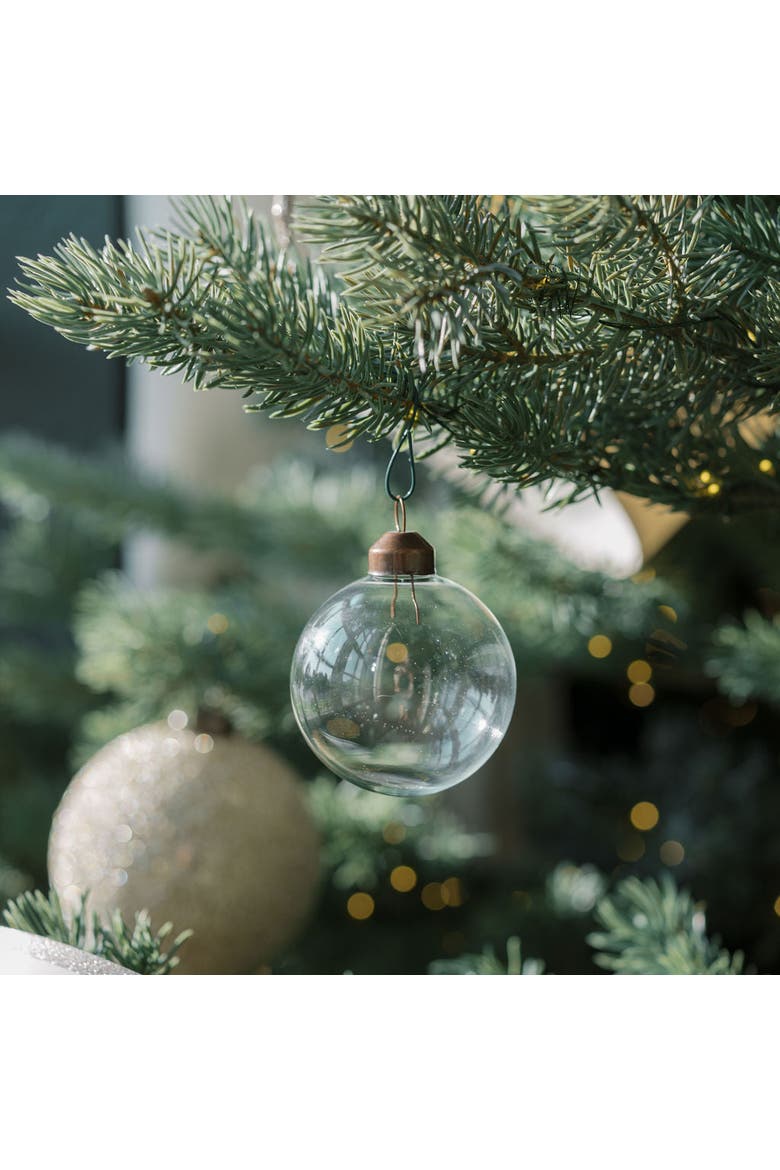 2.25" Clear Glass Ornament, Alternate, color, Clear