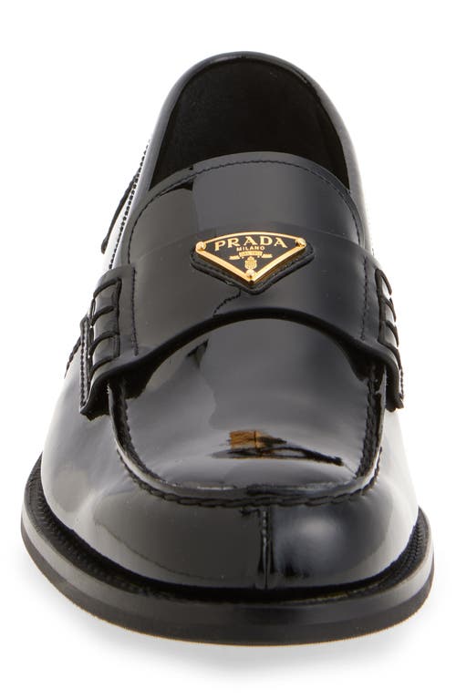 Prada Mocassini Penny Loafer In Nero