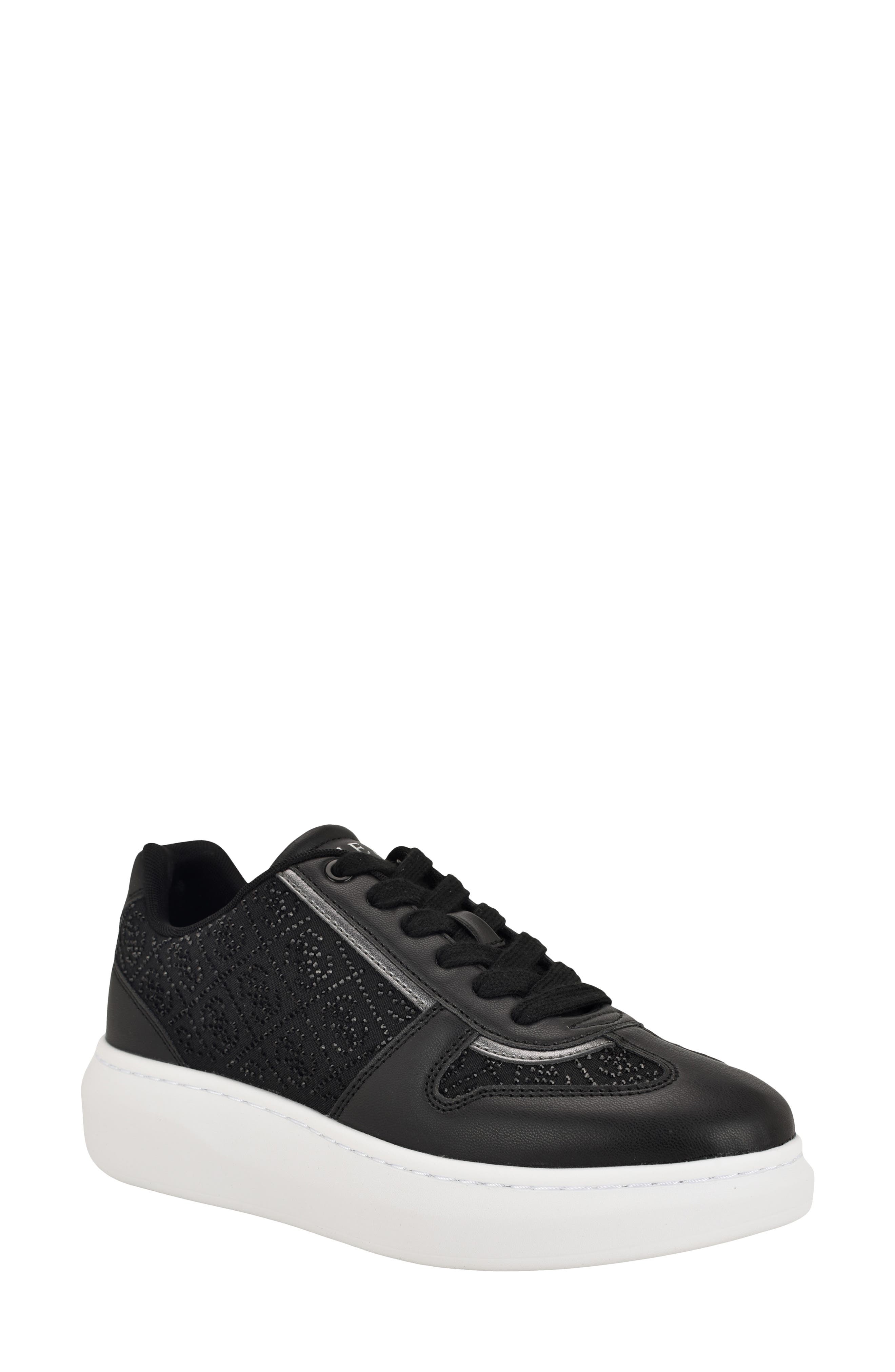 GUESS Fhilip Platform Sneaker, Main, color, Black