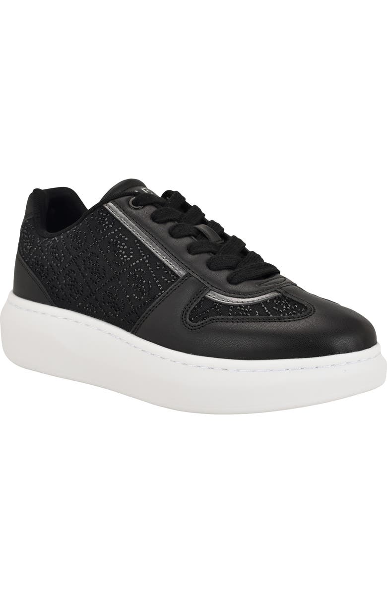 GUESS Fhilip Platform Sneaker, Main, color, Black