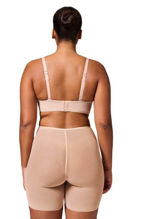 Simone Perele Essential Uplifting Mid Rise Shaper Shorts In Brown