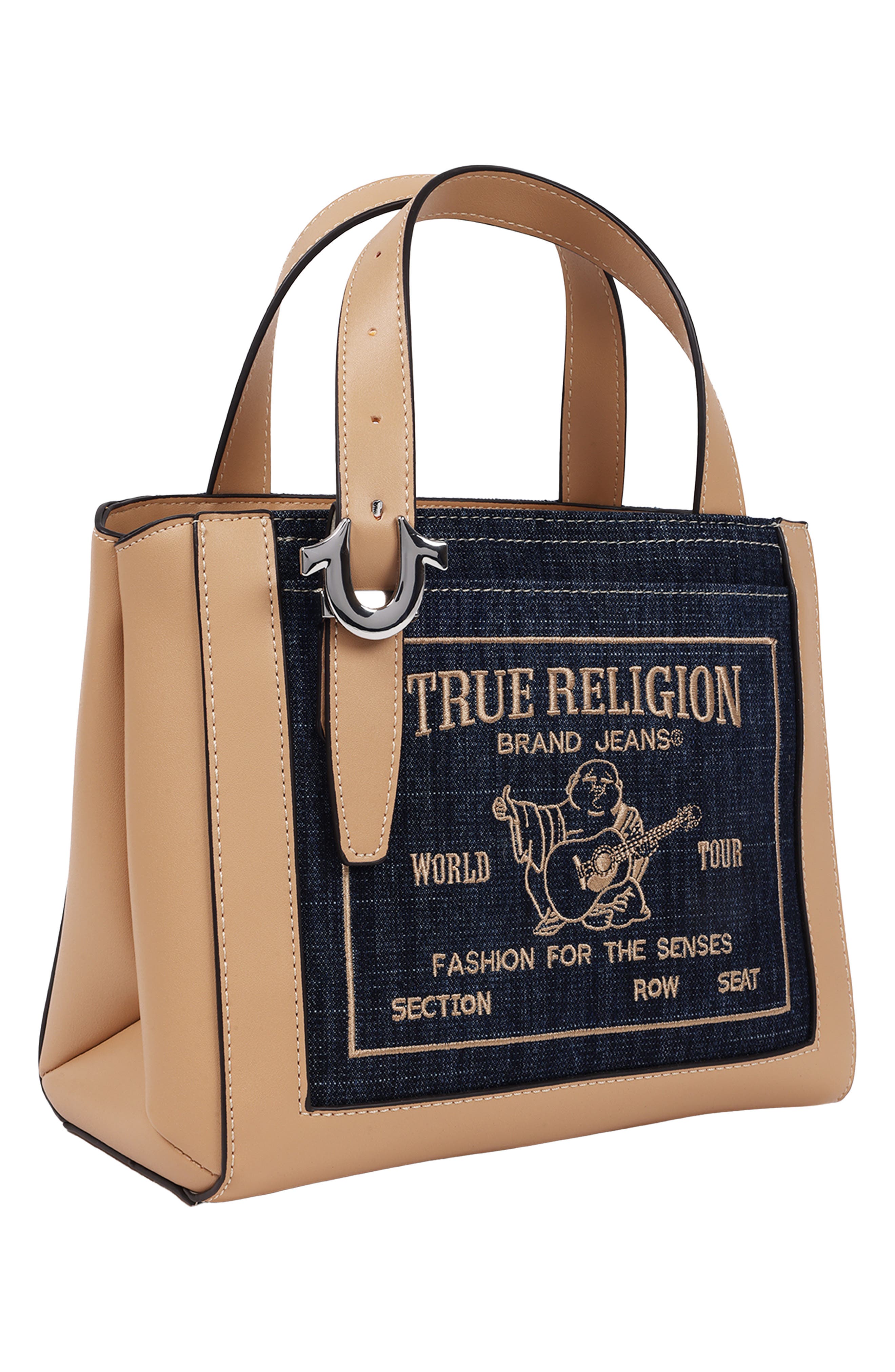 True Religion Arvin Budddha Crossbody Tote, Alternate, color, 