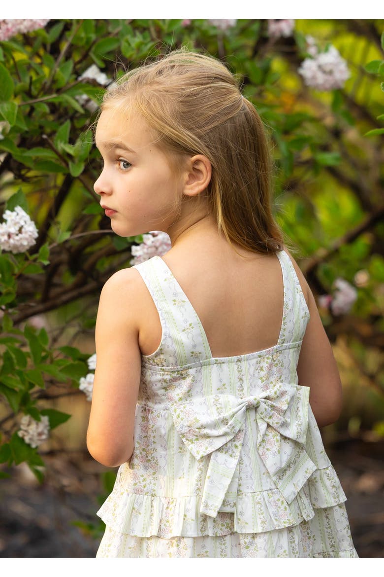 Graceful Garden Sleeveless Floral Dress, Alternate, color, Purple