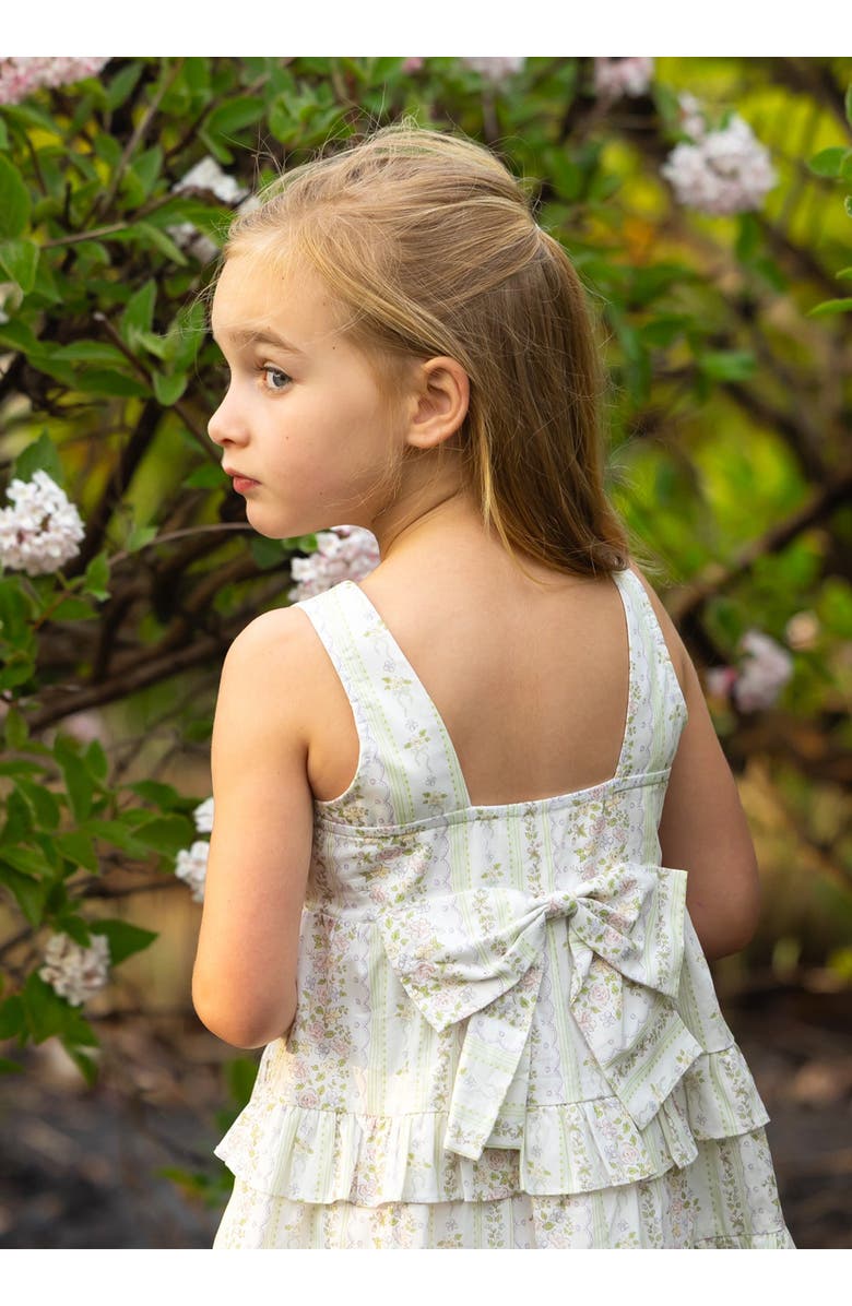 Mabel + Honey Graceful Garden Sleeveless Floral Dress, Alternate, color, Purple, White