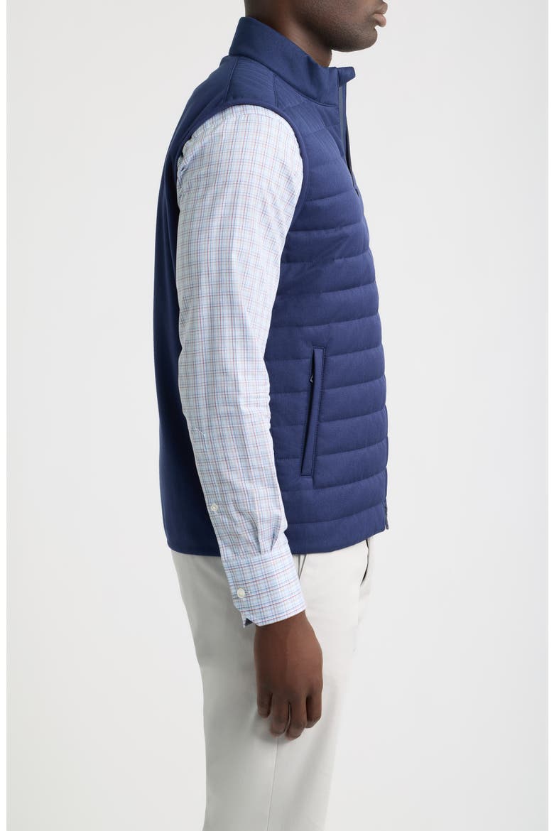 Parks Hybrid Quilted Vest, Alternate, color, NAVY
