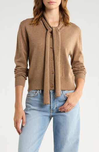 ASTR the Label Glynne Scarf V-Neck Cardigan