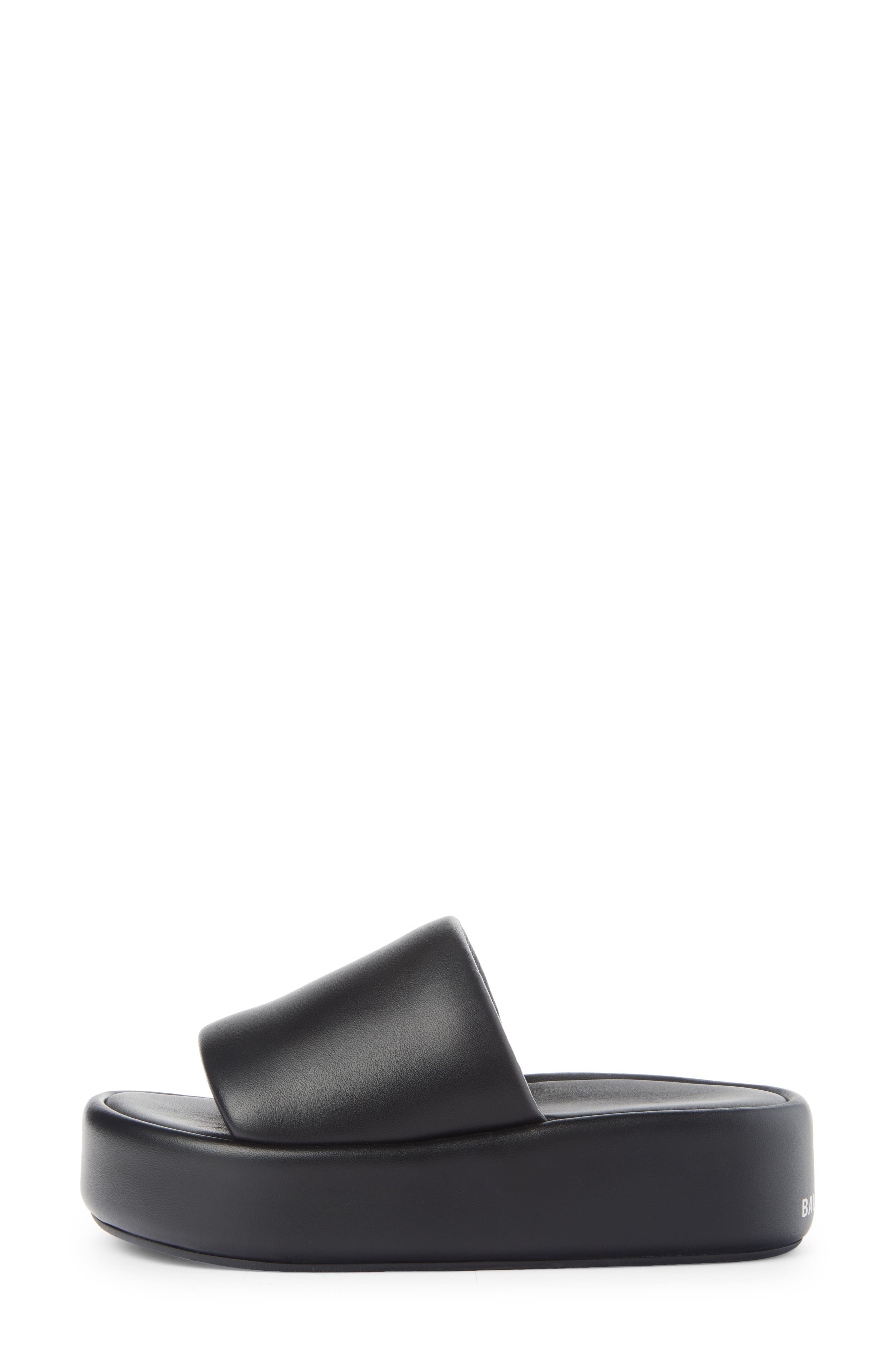 Balenciaga Rise Platform Slide Sandal, Alternate, color, 