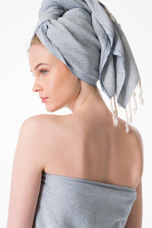 Olive And Linen Olive & Linen Whisper Weight Turkish Towel Set In Sand