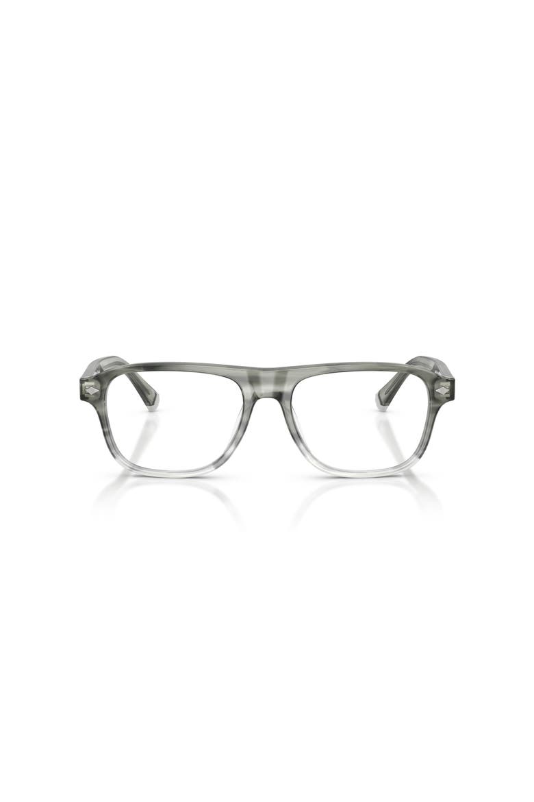 55mm Rectangle optical glasses, Alternate, color, Grey