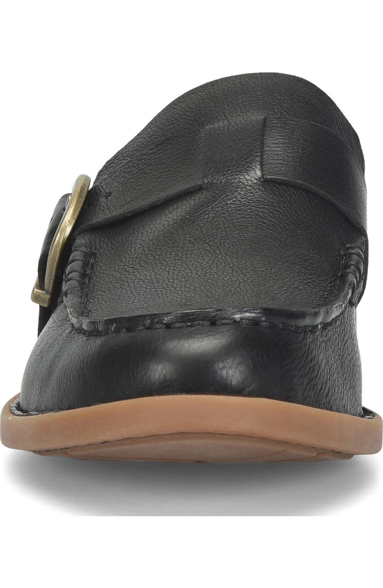 Børn Meg Mule, Alternate, color, Black Leather