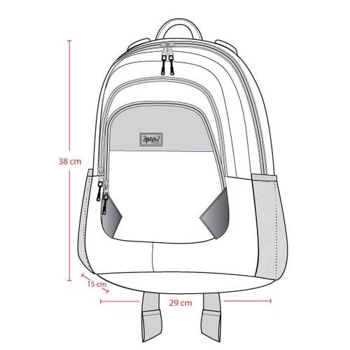 Deux Par Deux Little Kids Backpack Retro Flower In Pink