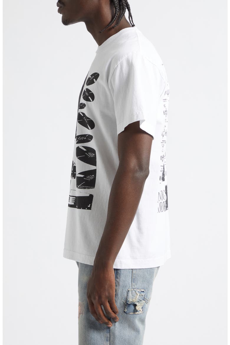 Record Graphic T-Shirt, Alternate, color, WHITE